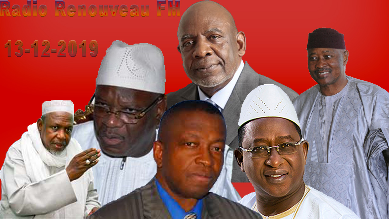 La revue de presse de la Radio Renouveau FM du 13 décembre 2019