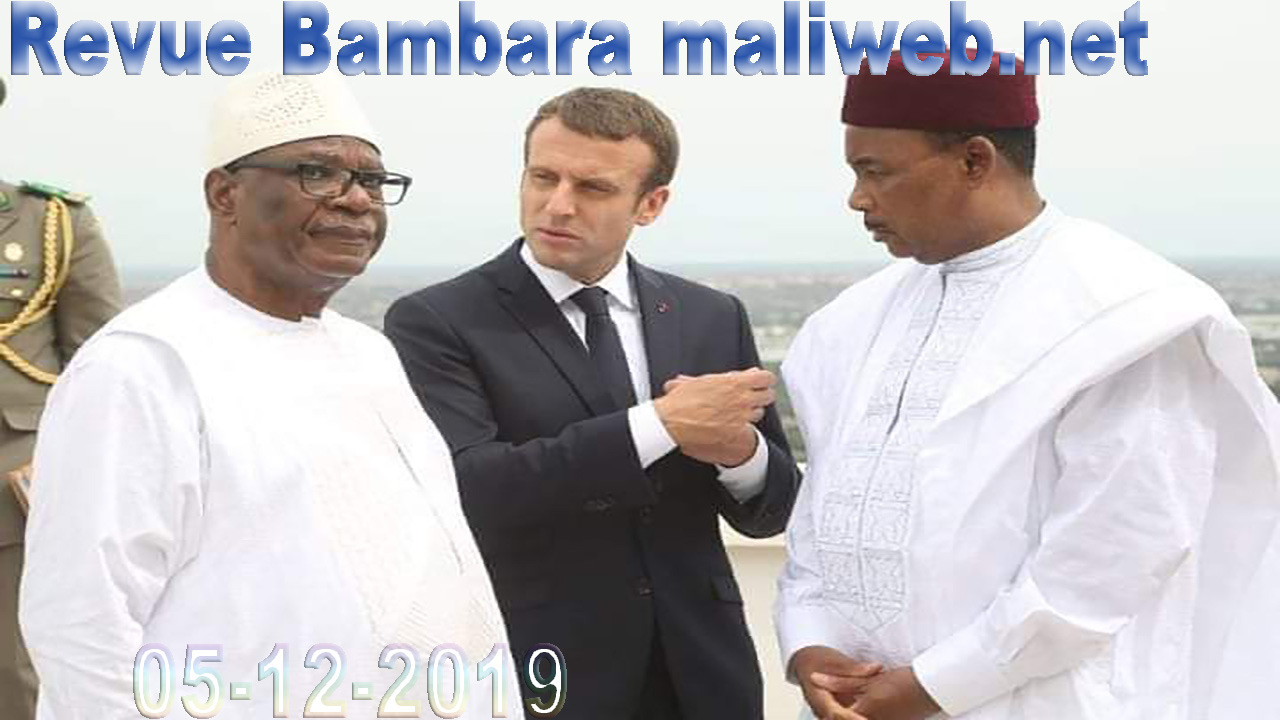 Revue de la presse en Bambara du 05 décembre 2019