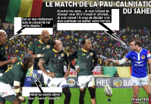 LE MATCH DE LA PAU CALNISATION DU SAHEL