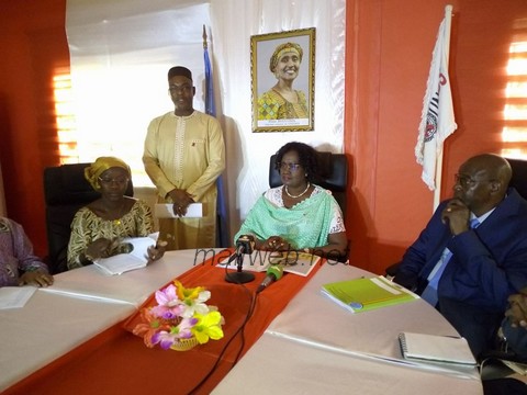 Ndimira Nsabimana, directrice pays de l'onusida au Mali lors de la présentation du rapport 2018 de l'onusida "En mi-2019, sur les 37,9 millions de personnes vivant avec le VIH,  24,5 millions d'entre elles avaient accès à un traitement"