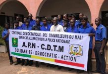 Sidi Tamboura, le secrétaire général du syndicat de l’alliance police nationale