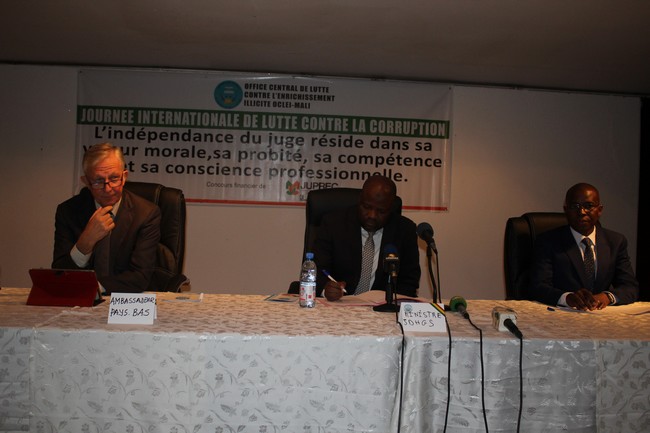 Le ministre de la Justice Malick Coulibaly : ‘’En dépit des efforts déployés, notre pays  reste envahi par la corruption et l’enrichissement illicite’’