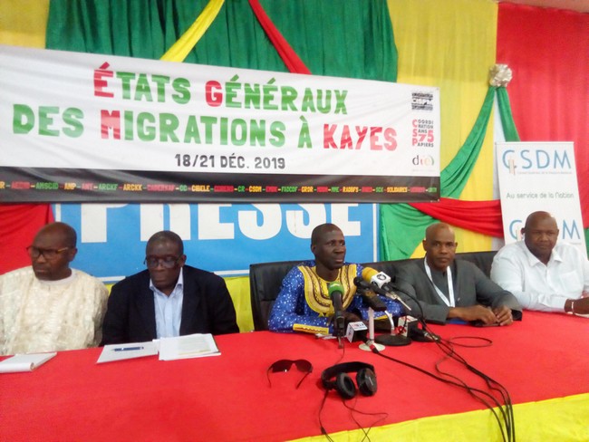Migration : 400 participants attendus à Kayes  du 18 au 21 décembre pour les Etats généraux de la Migration.