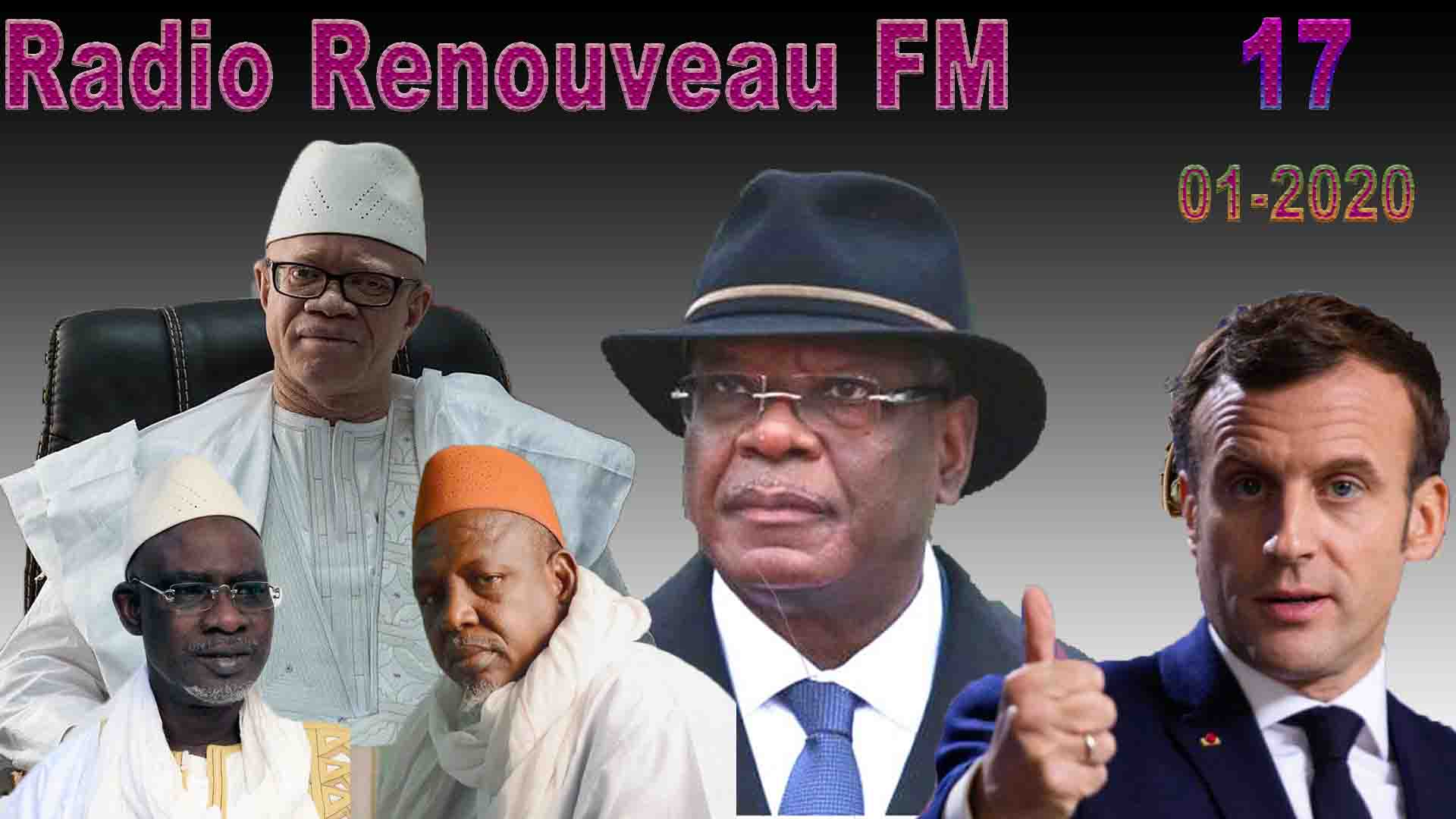 La revue de presse de la Radio RENOUVEAU FM du 17 janvier 2020