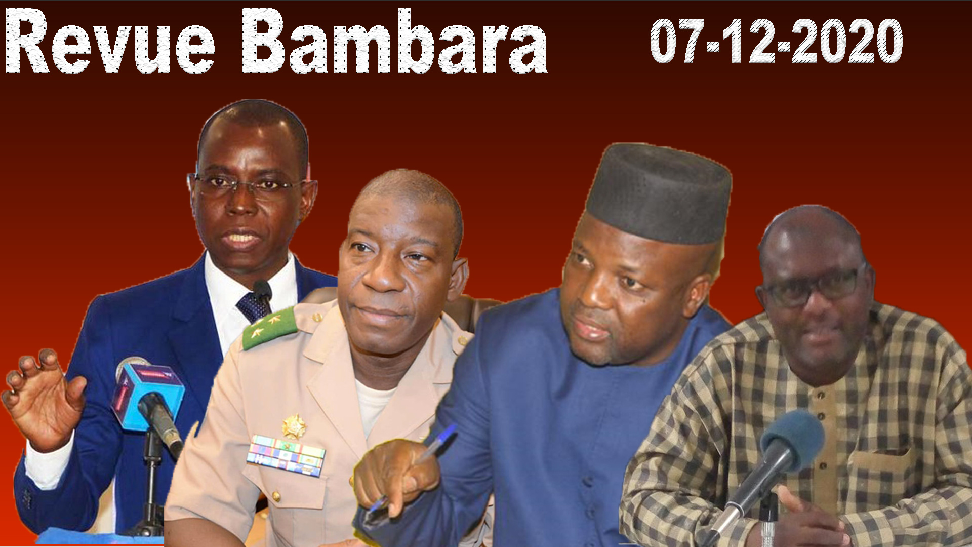 La revue de presse en bambara du 07 Janvier 2020