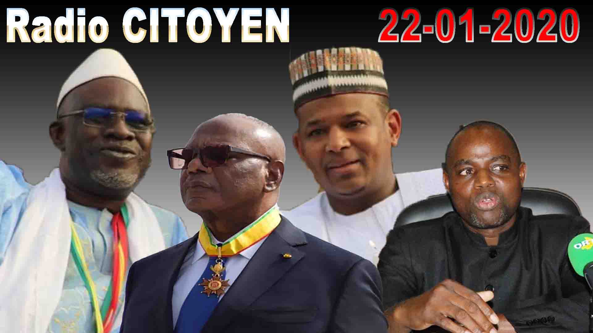 La revue de presse de la radio Citoyen du 22 Janvier 2020