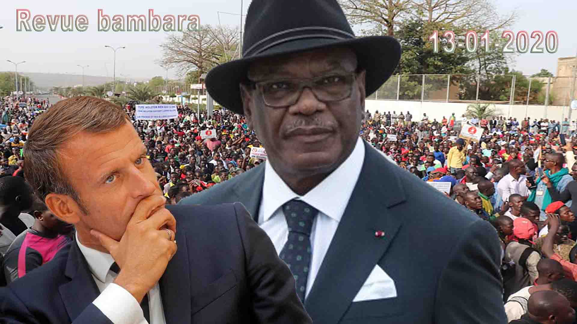 La revue de presse en bambara du 13 Janvier 2020