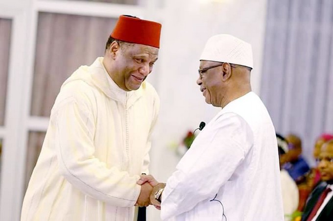 Le doyen du corps diplomatique, Hassan Naciri lors de la présentation  des vœux au président de la République : "Le Mali peut s'enorgueillir de l'élan exceptionnel de solidarité régionale et internationale … "