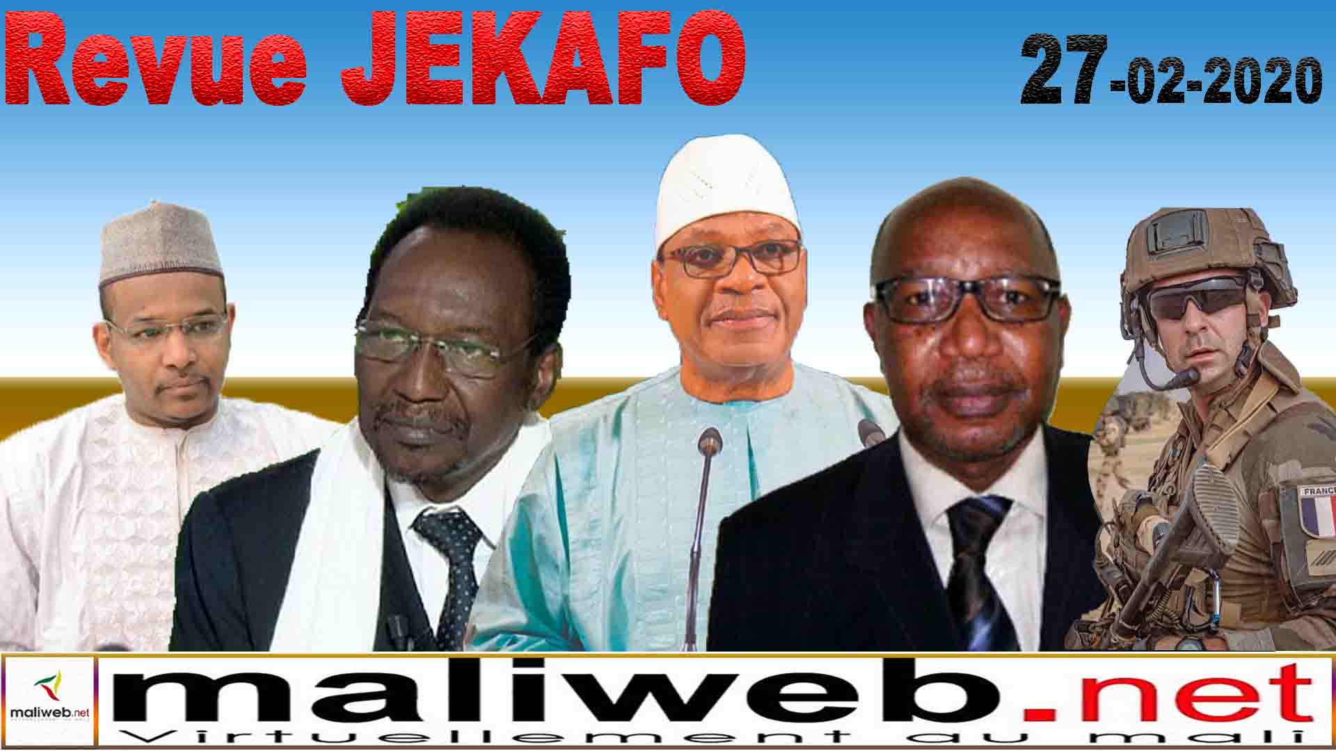 La revue de presse de la RADIO JEKAFO du 27 février 2020