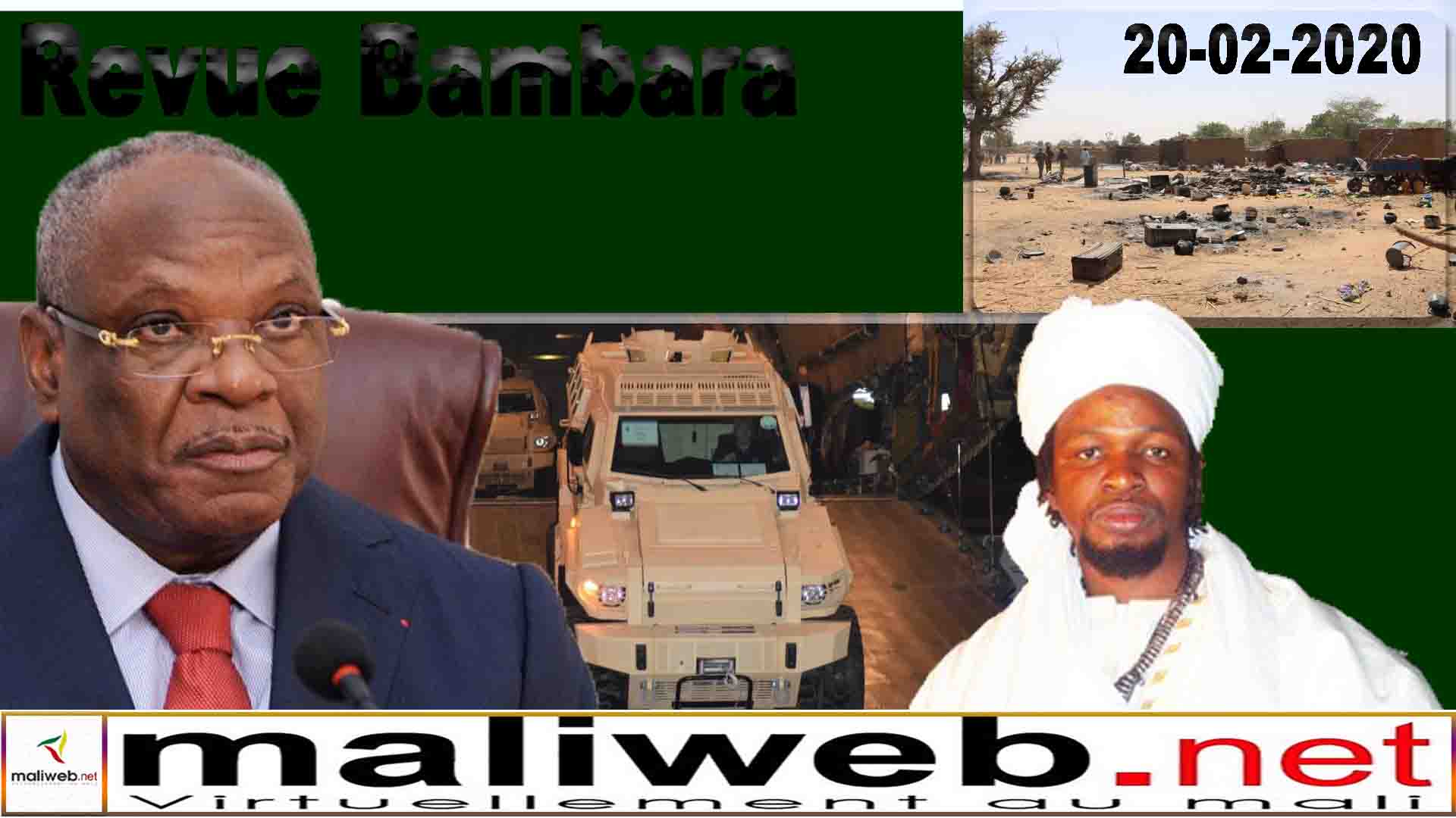 La revue de presse en Bambara du 20 février 2020