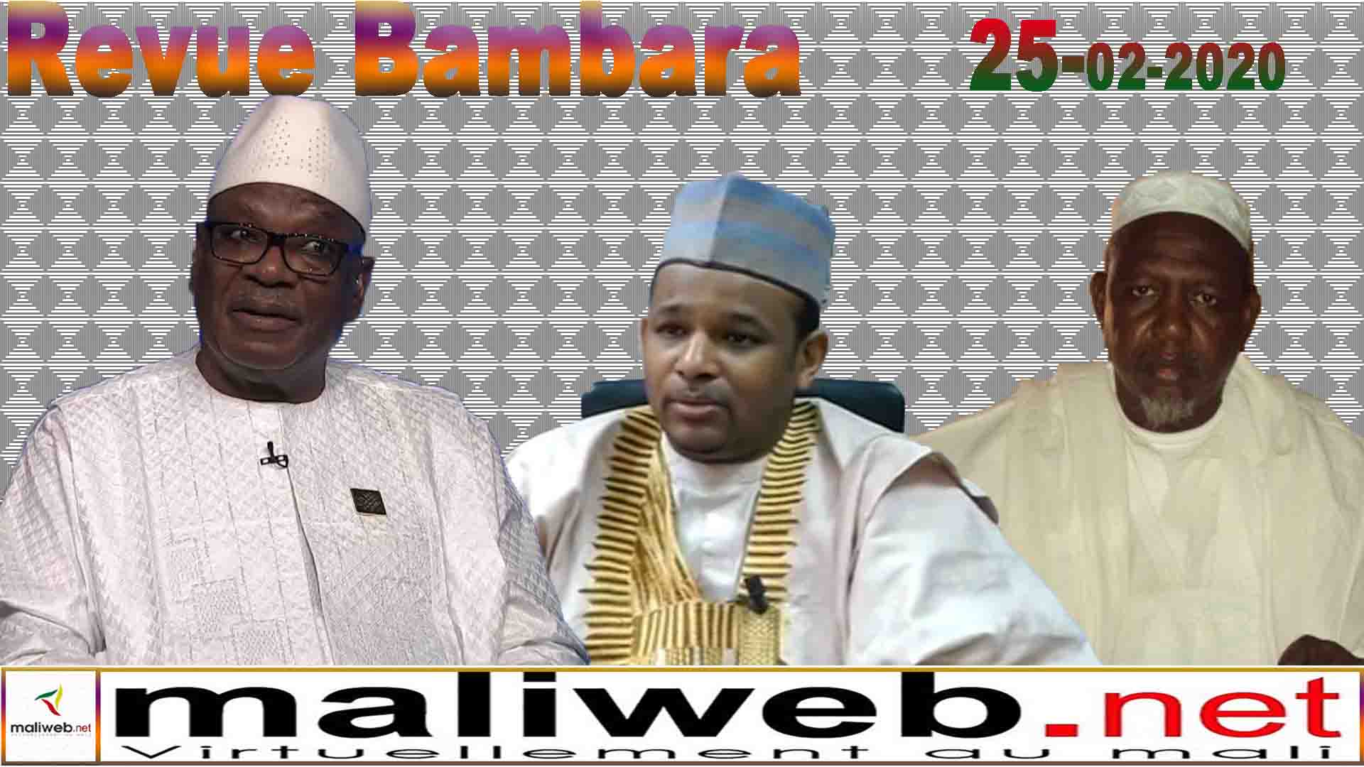 La revue de presse en Bambara du 25 février 2020