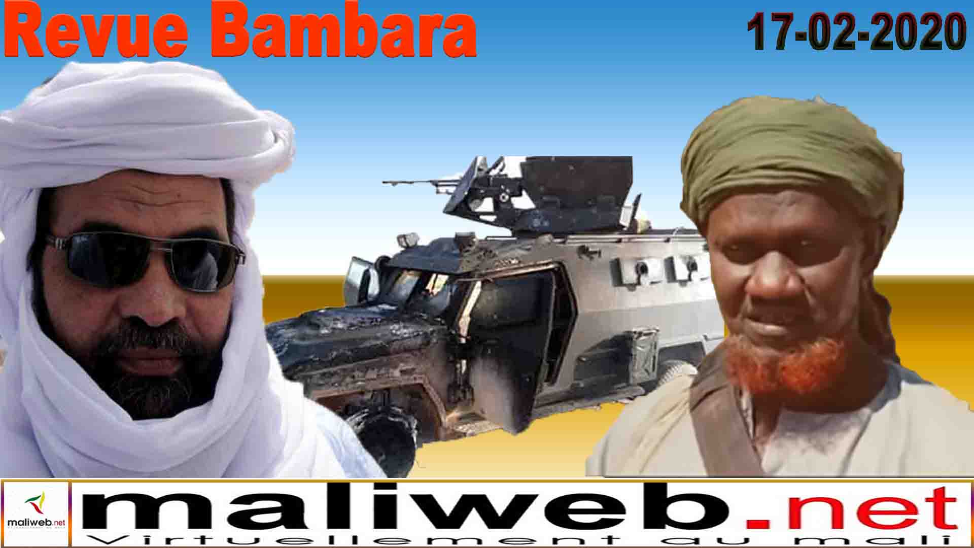 La revue de presse en Bambara du 17 février 2020