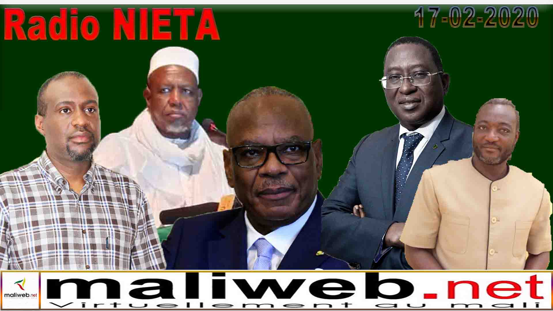 La revue de presse de la RADIO NIETA du 17 février 2020