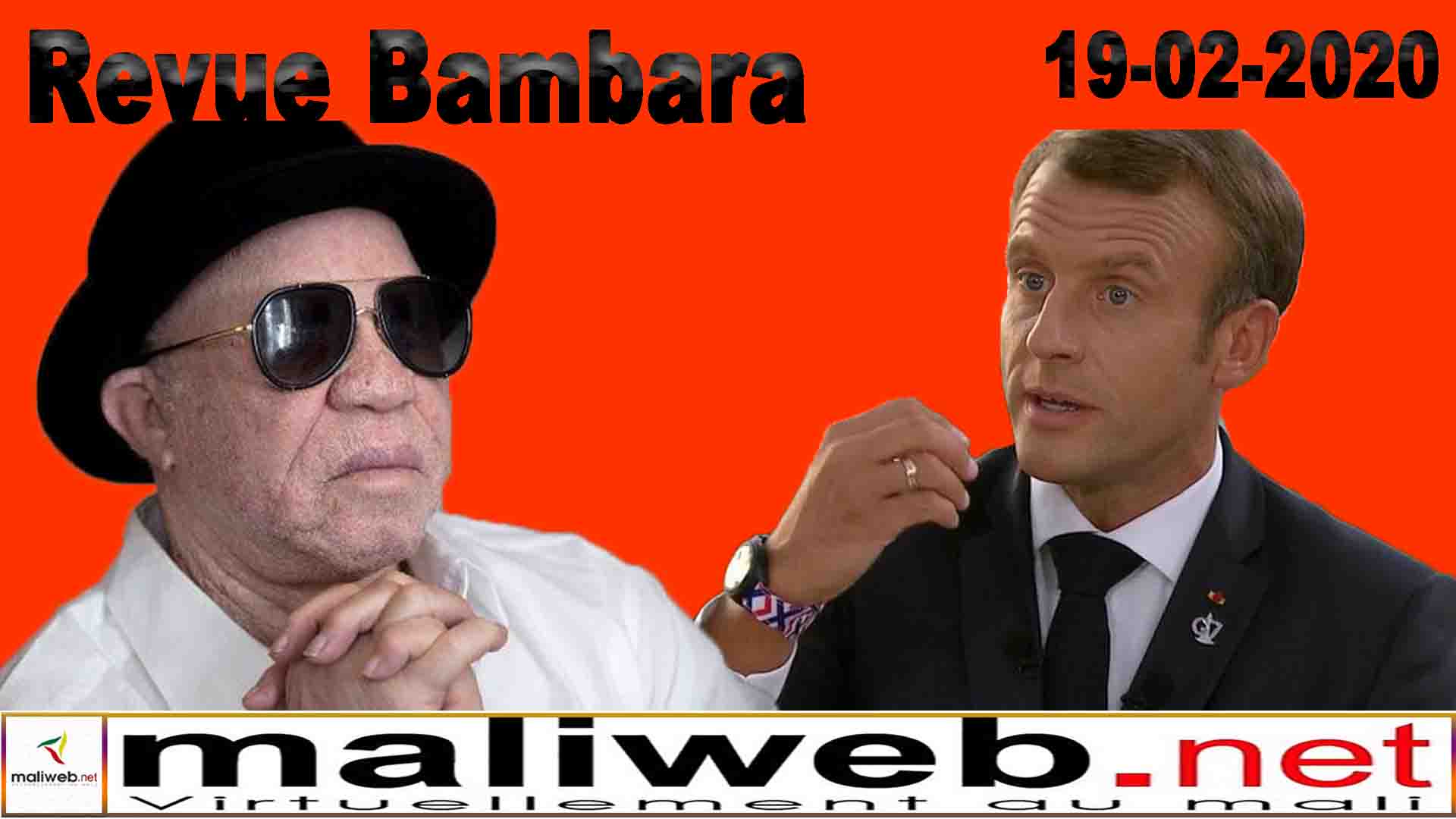 La revue de presse en Bambara du 19 février 2020