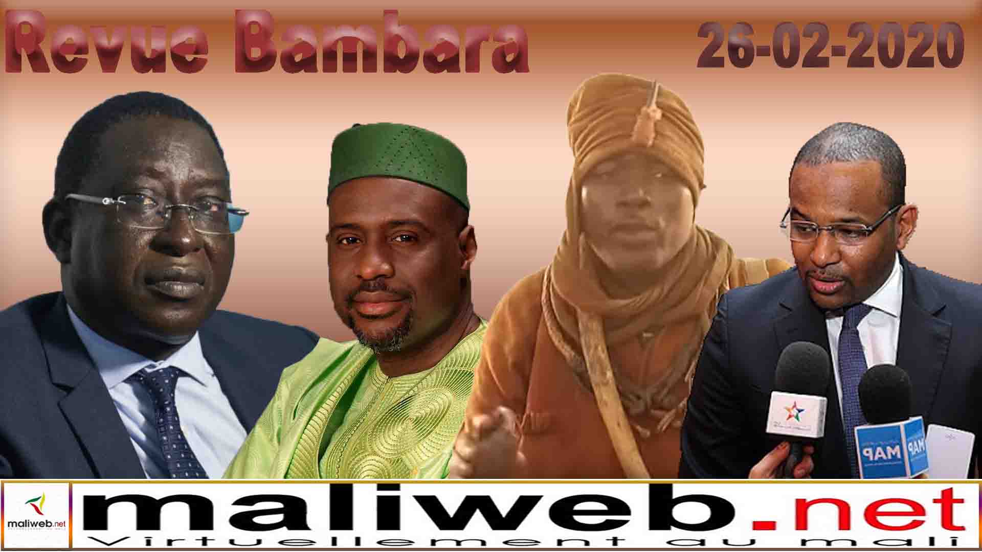 La revue de presse en Bambara du 26 février 2020