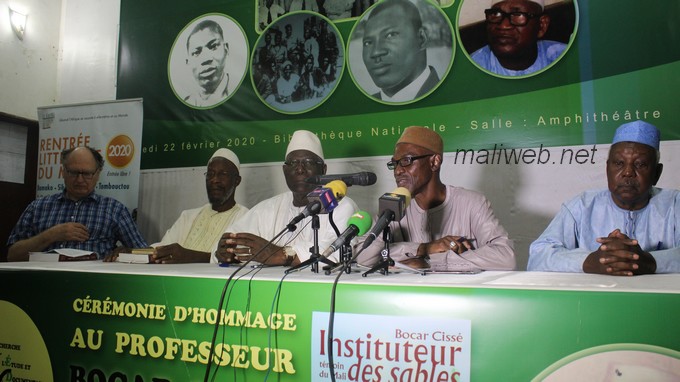 Rentrée littéraire 2020 : Hommage au professeur Bocar Cissé