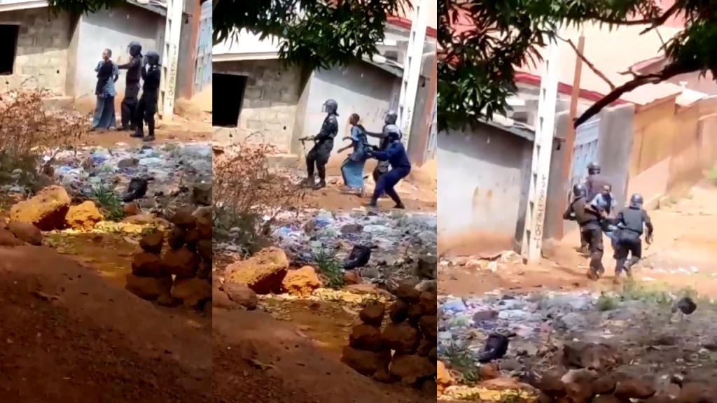 En Guinée, une femme utilisée comme bouclier humain par des policiers