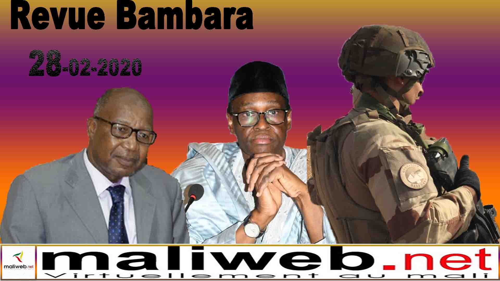 La revue de presse en Bambara du 28 février 2020