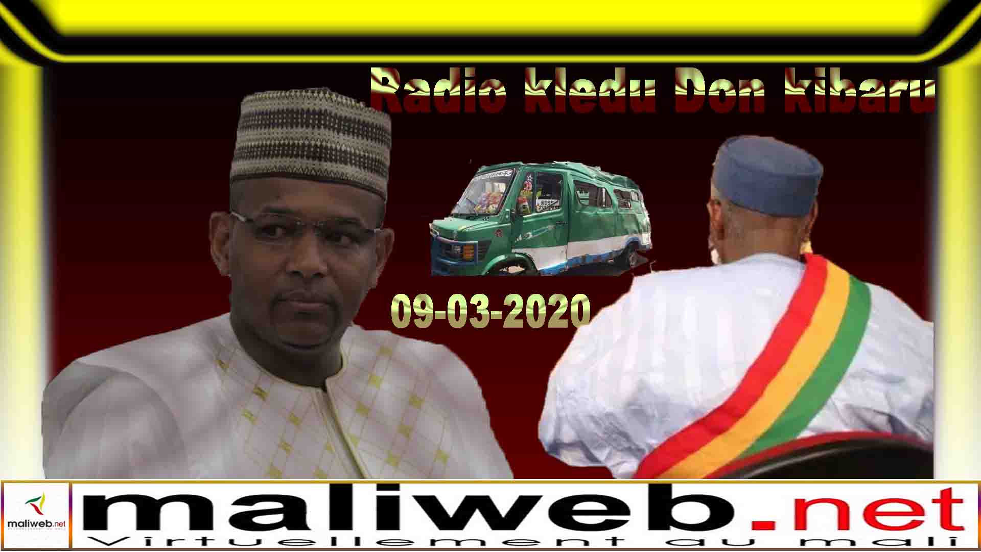 Radio Klédu Don Kibaru du 09 mars 2020