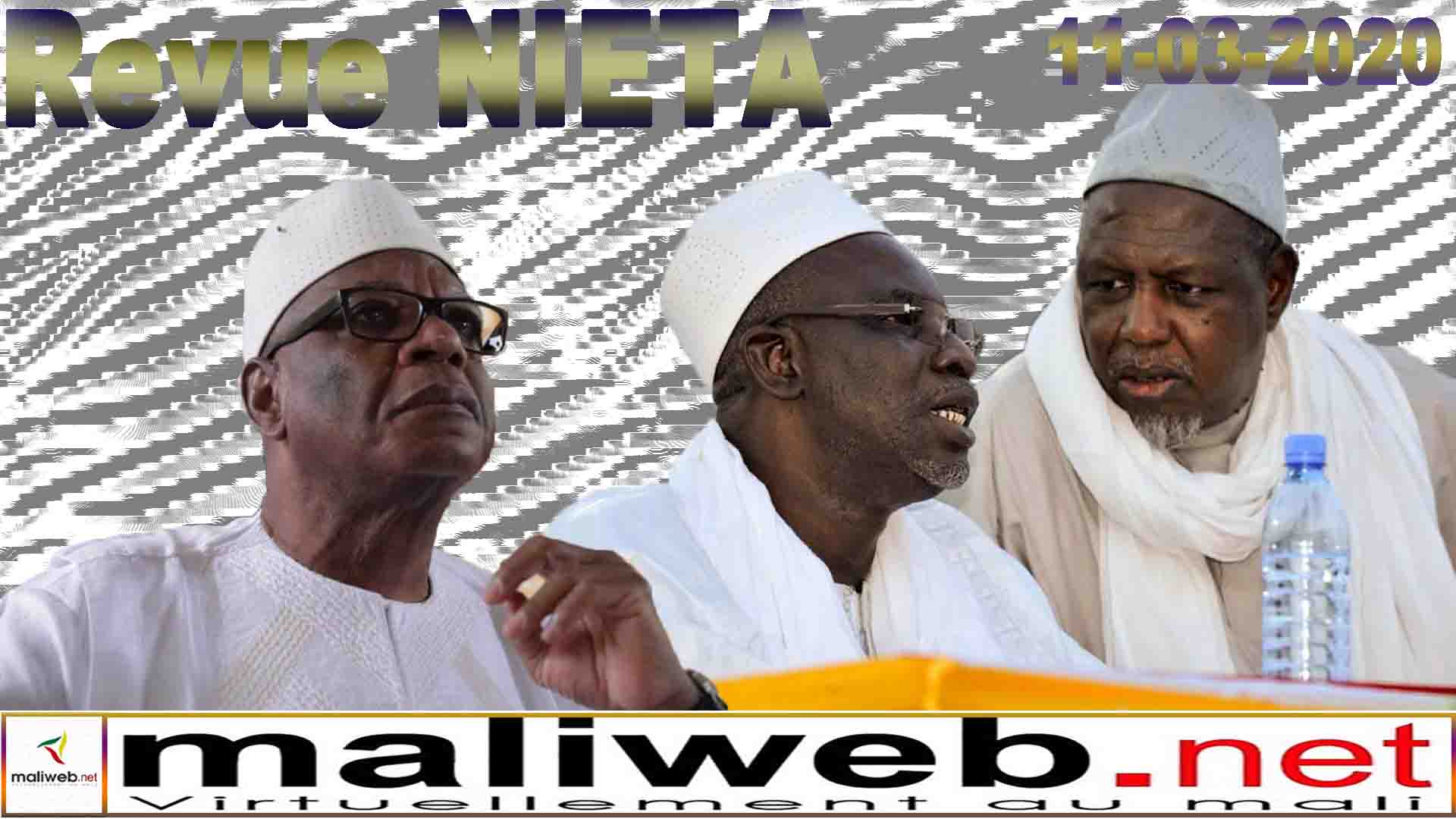 La revue de presse de la RADIO NIETA du 11 Mars 2020