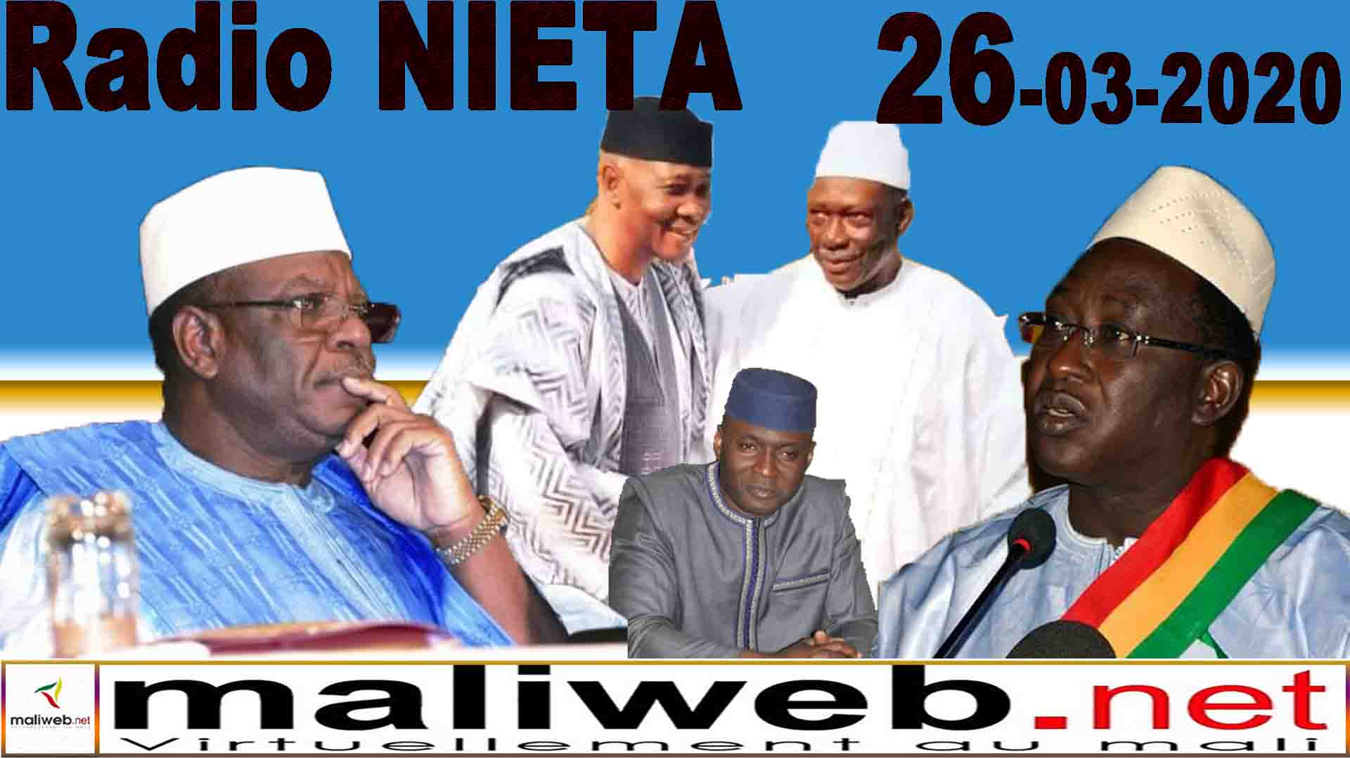 La revue de presse de la RADIO NIETA du 28 Mars 2020