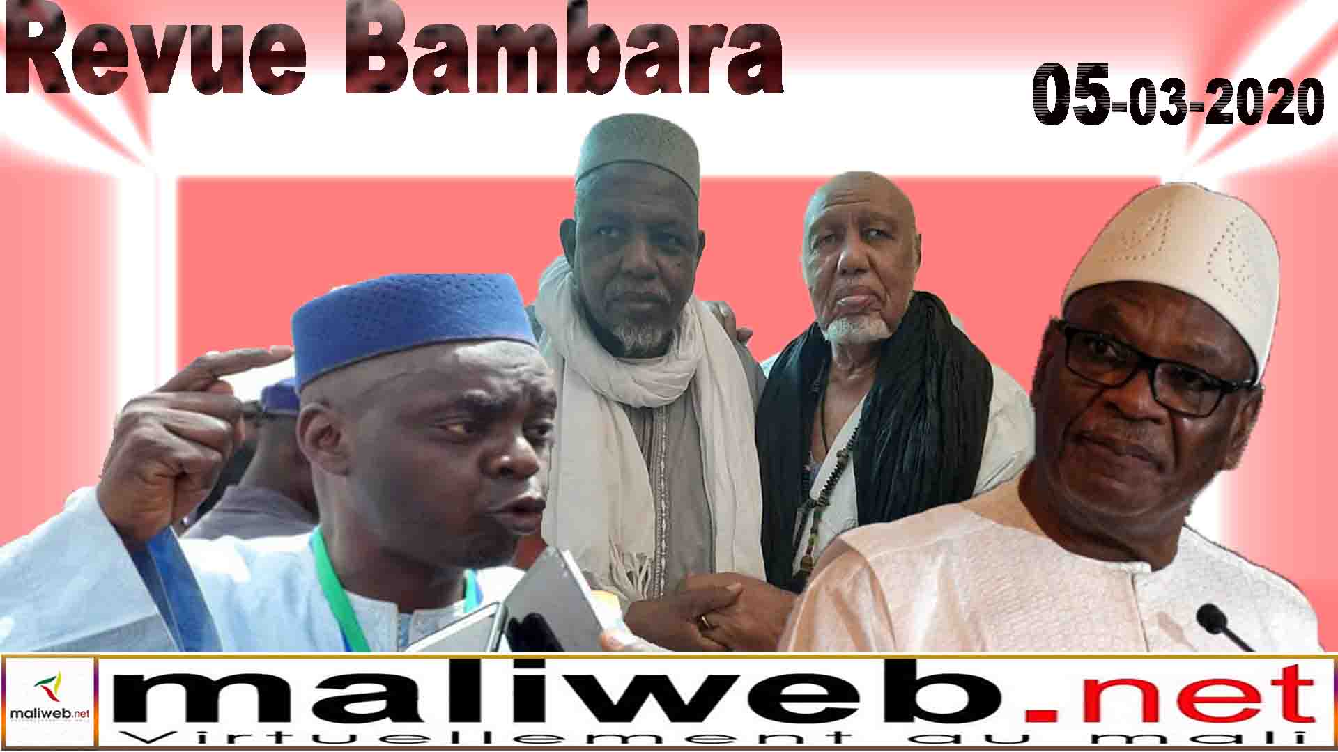 La revue de presse en Bambara du 05 Mars 2020