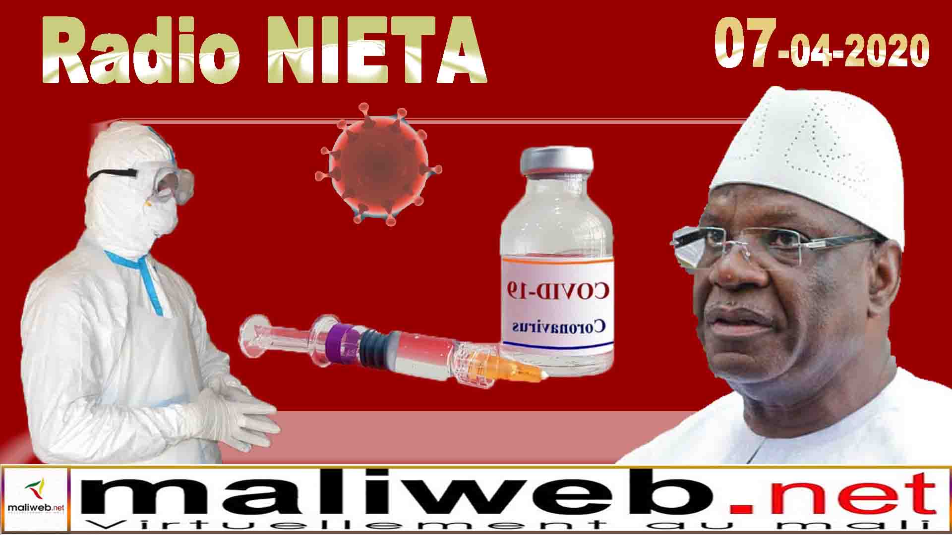 La revue de la presse de la Radio NIETA du 07 avril 2020