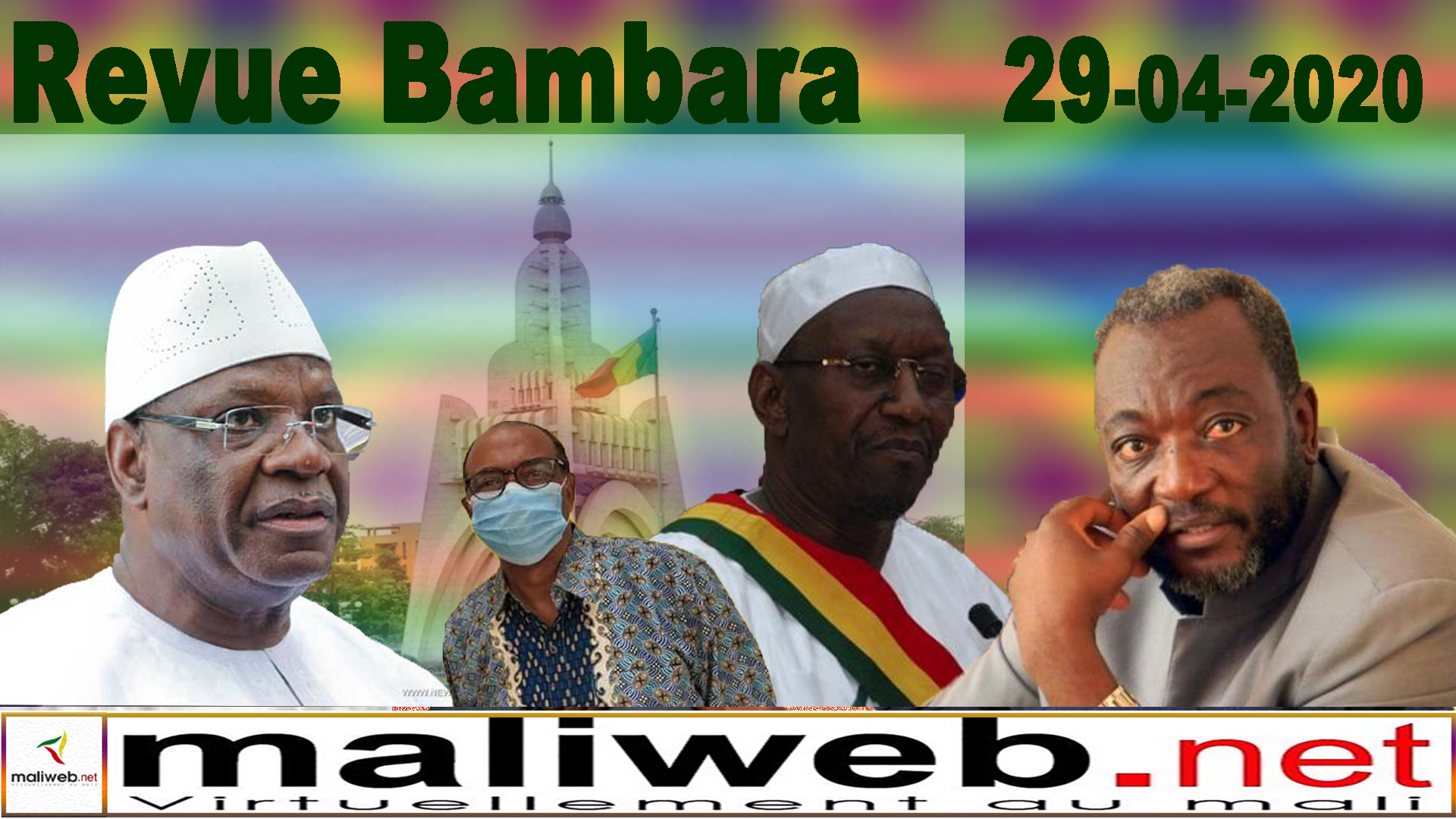 La revue de la presse en bambara du 29 avril 2020