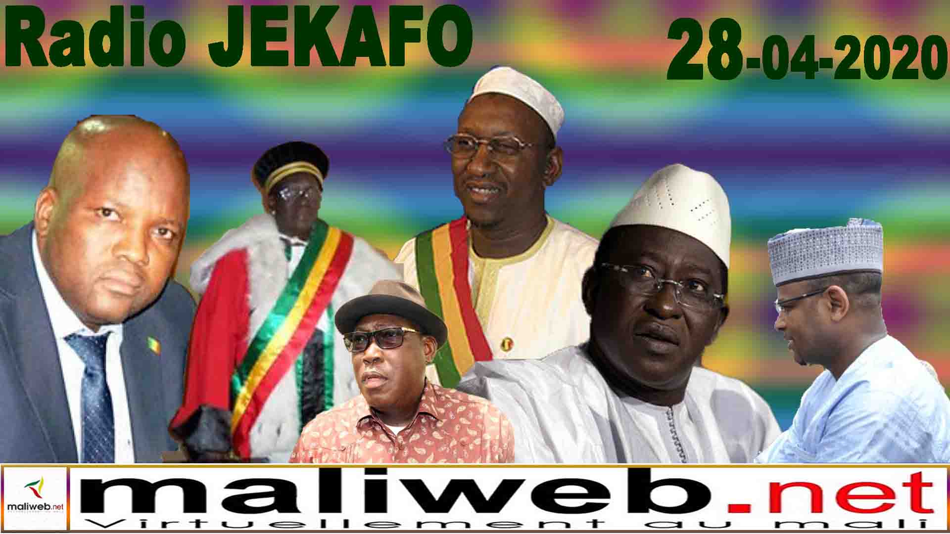 La revue de presse de la Radio JEKAFO du 28 avril 2020