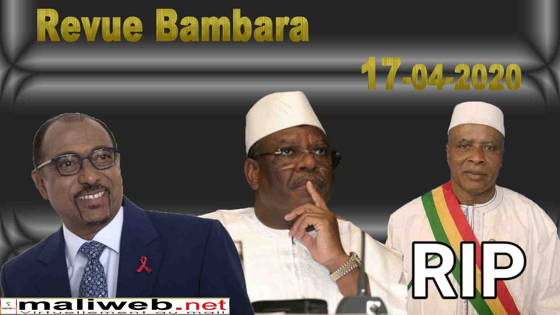 La revue de la presse en bambara du 17 avril 2020