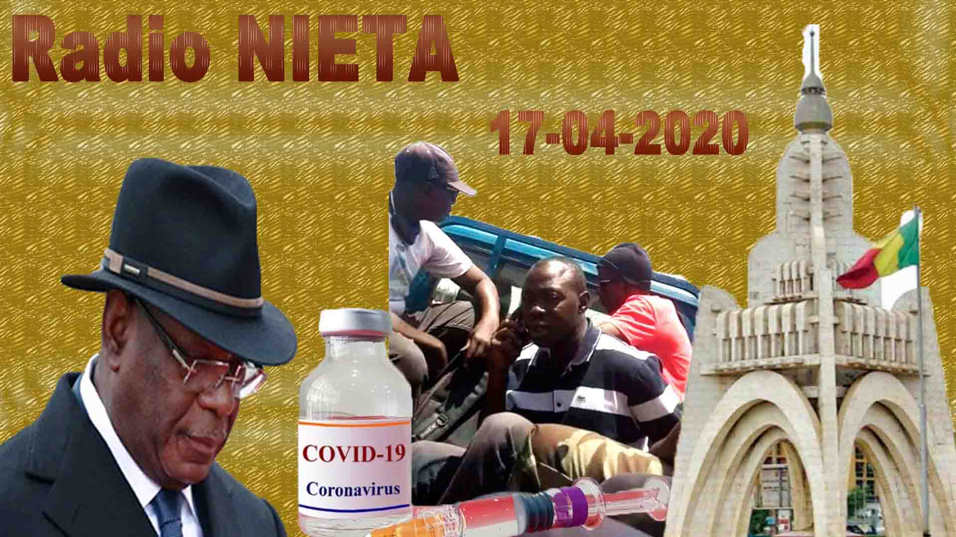 La revue de la presse de la Radio NIETA du 17 avril 2020