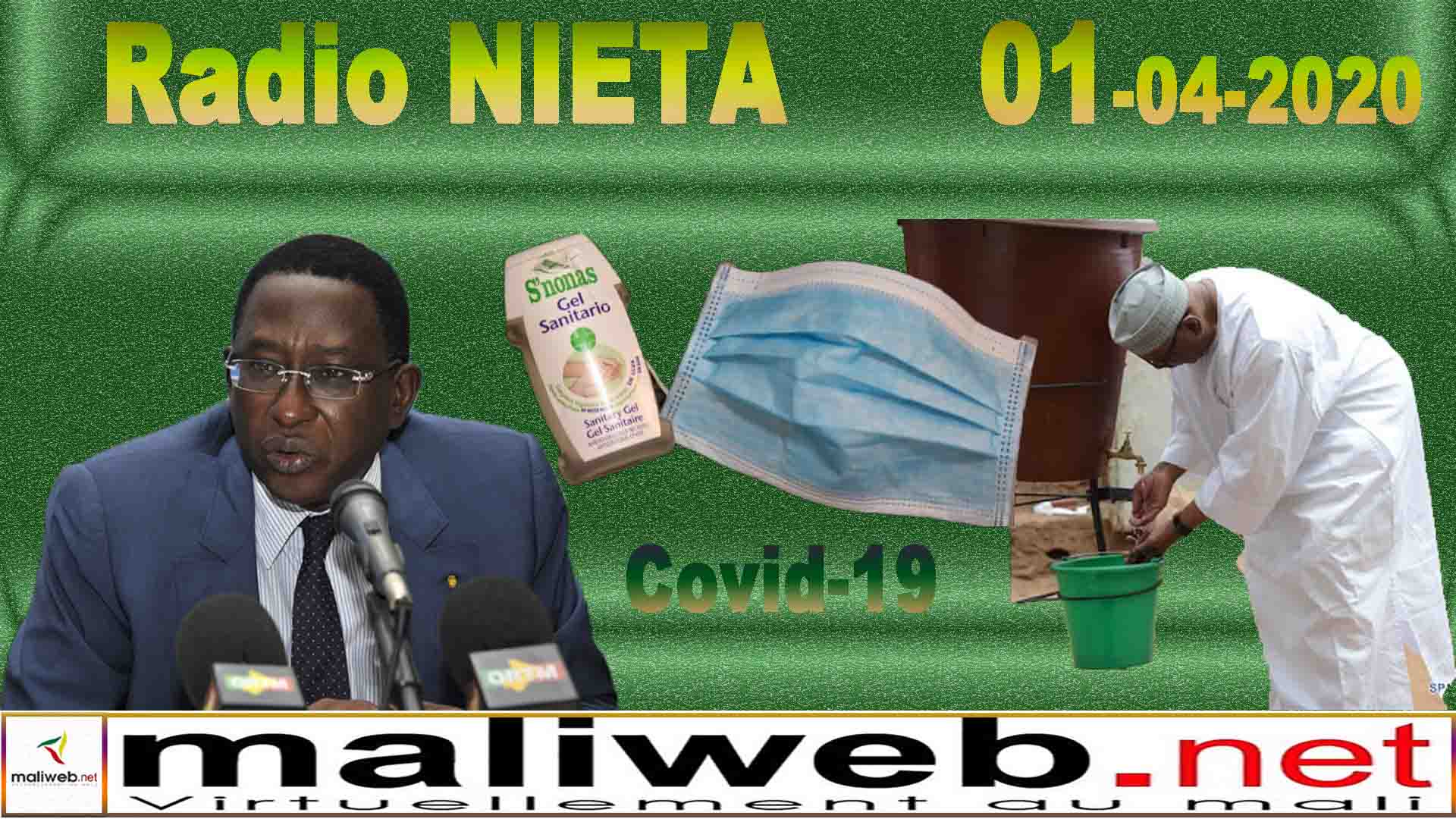 La revue de la presse de la Radio NIETA du 01 avril 2020