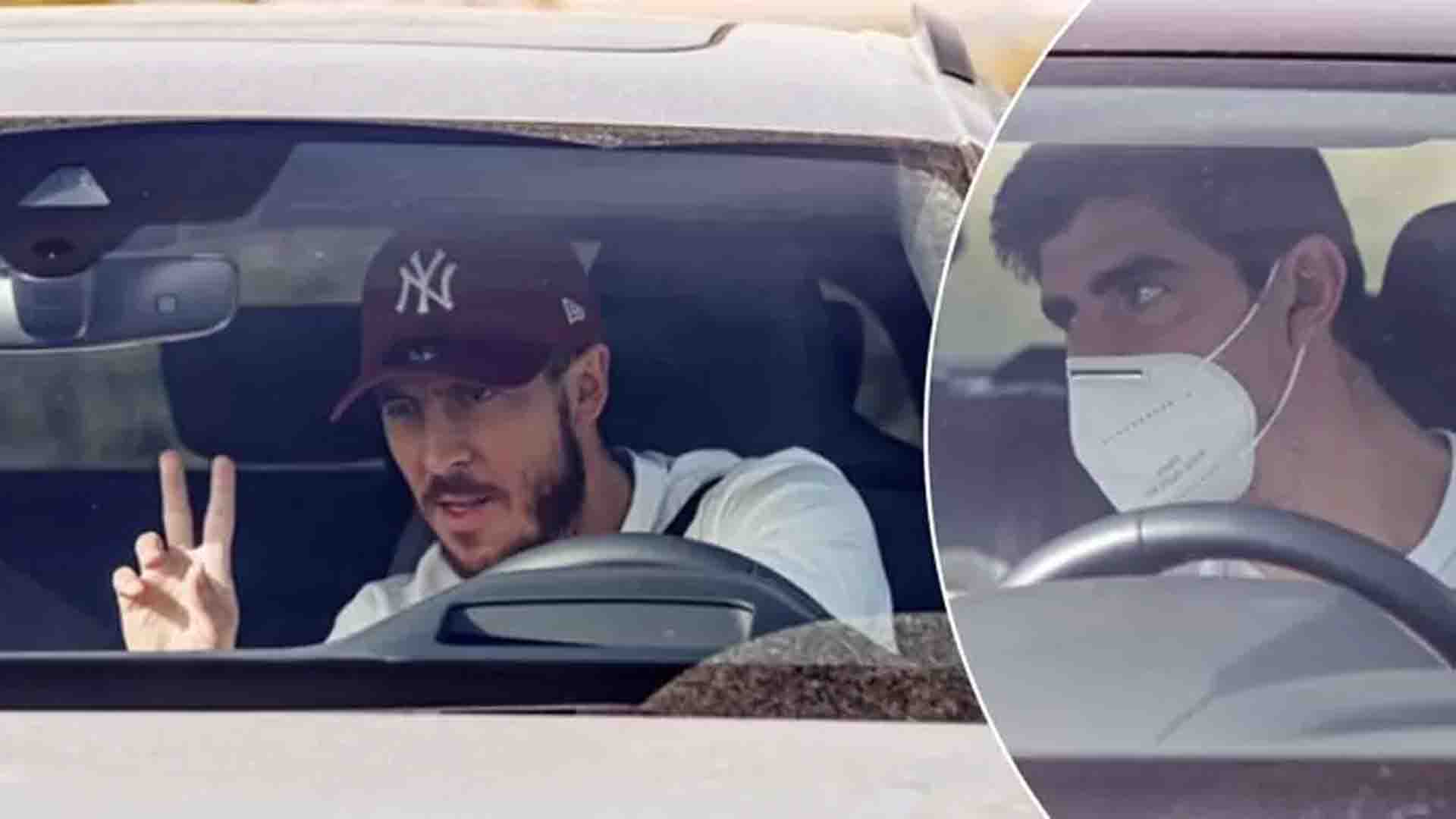 Les images du retour des joueurs du Real Madrid et du Barça à leur centre d’entraînement