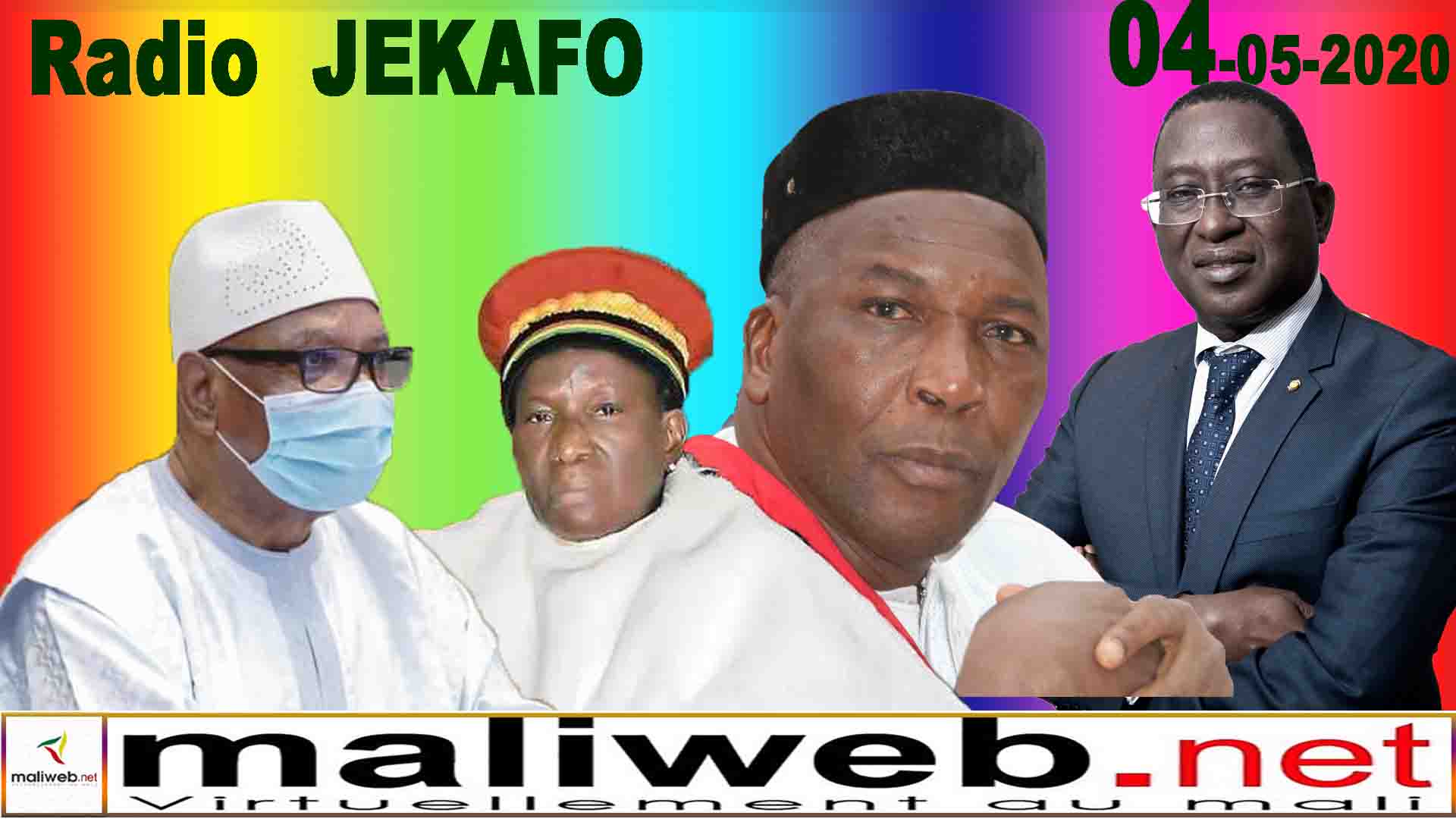 La revue de la presse de la Radio JEKAFO du 04 mai 2020
