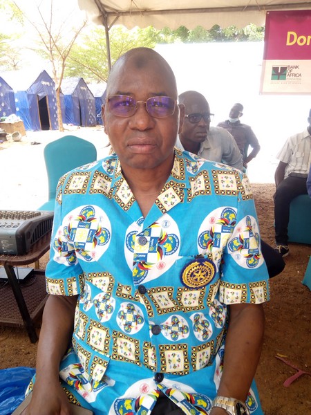 Geste de solidarité :    Boubacar Toutou Kanté au chevet des  déplacés