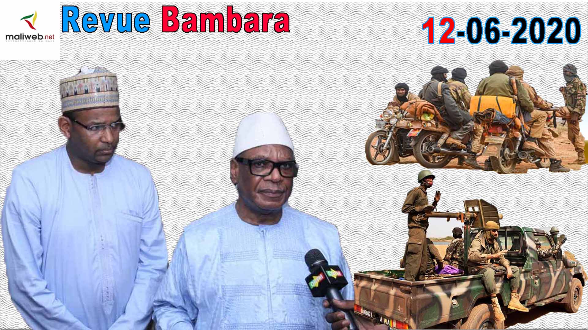 La revue de presse en Bambara du 12 Juin 2020