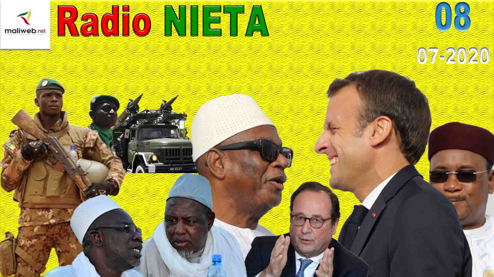La revue de la presse de la Radio NIETA du 08 juillet 2020