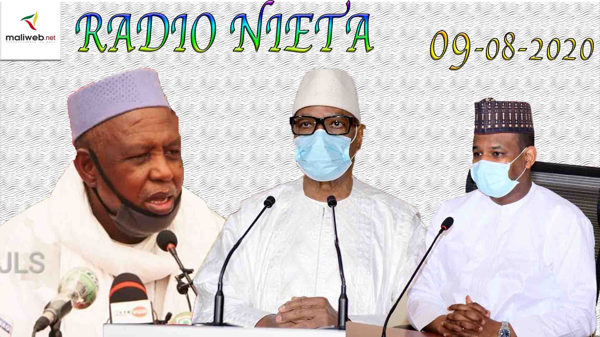 La revue de presse de la Radio NIETA du 09 juillet 2020