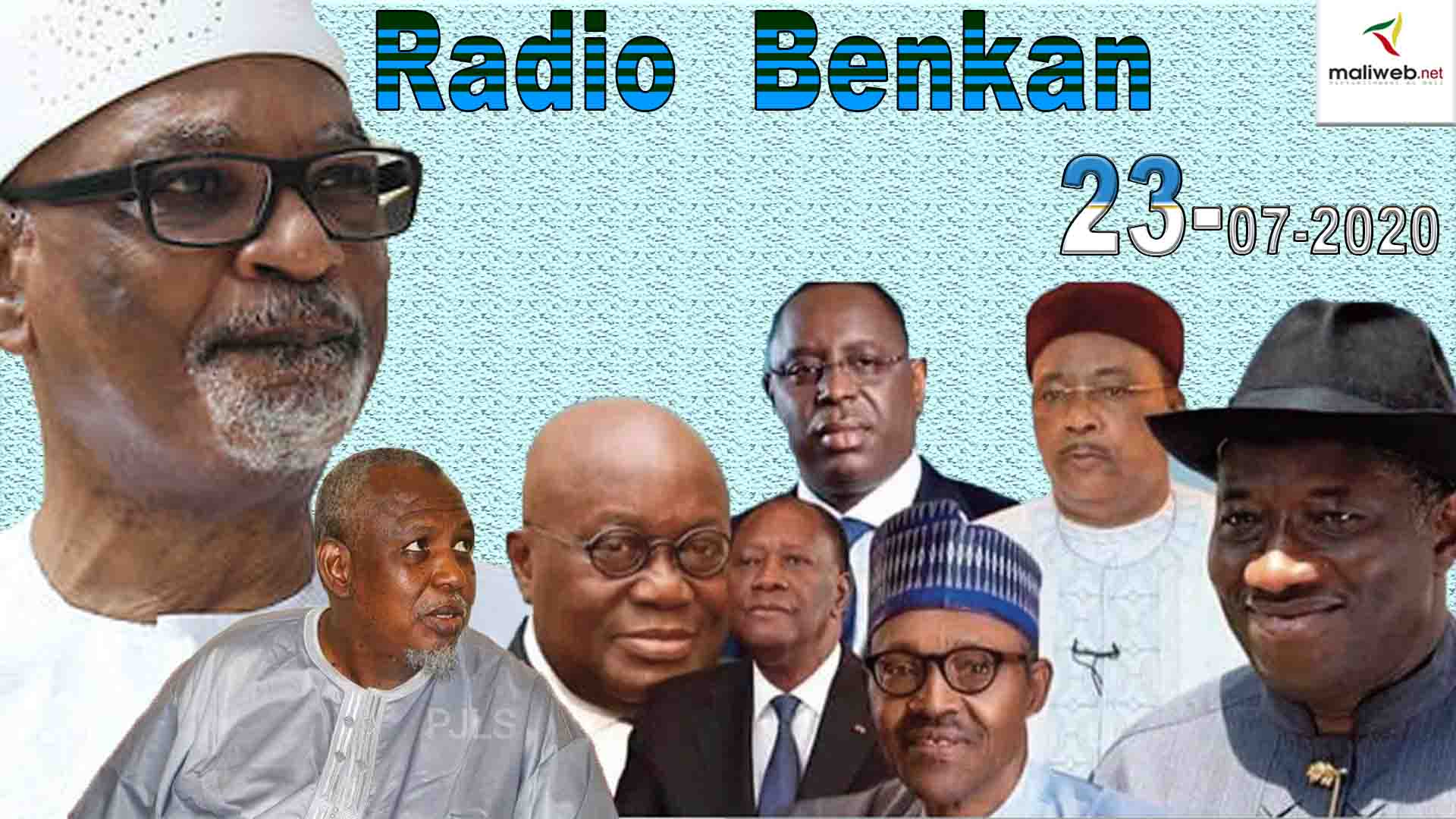 La revue de la presse de la Radio BENKAN du 23 juillet 2020