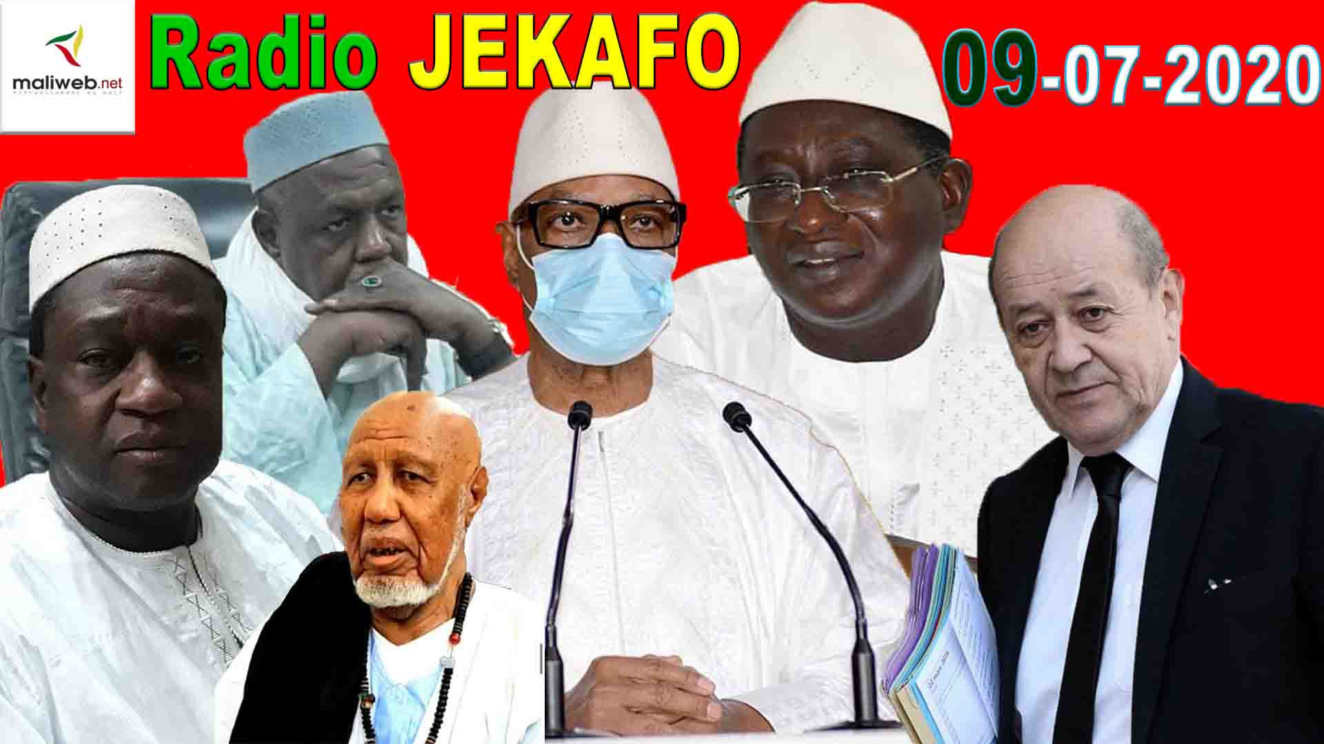 La revue de la presse de la Radio JEKAFO du 09 juillet 2020