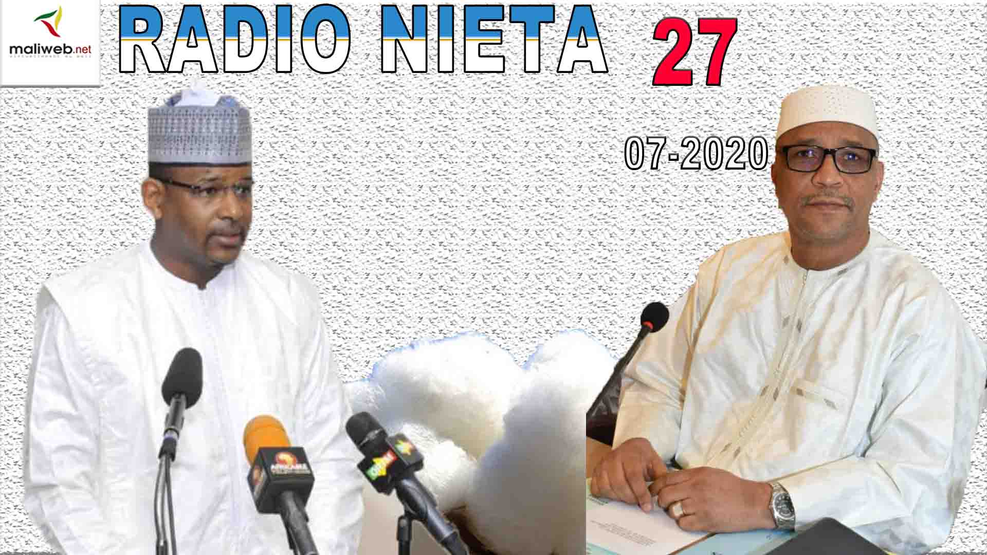 La revue de la presse de la Radio NIETA du 27 juillet 2020