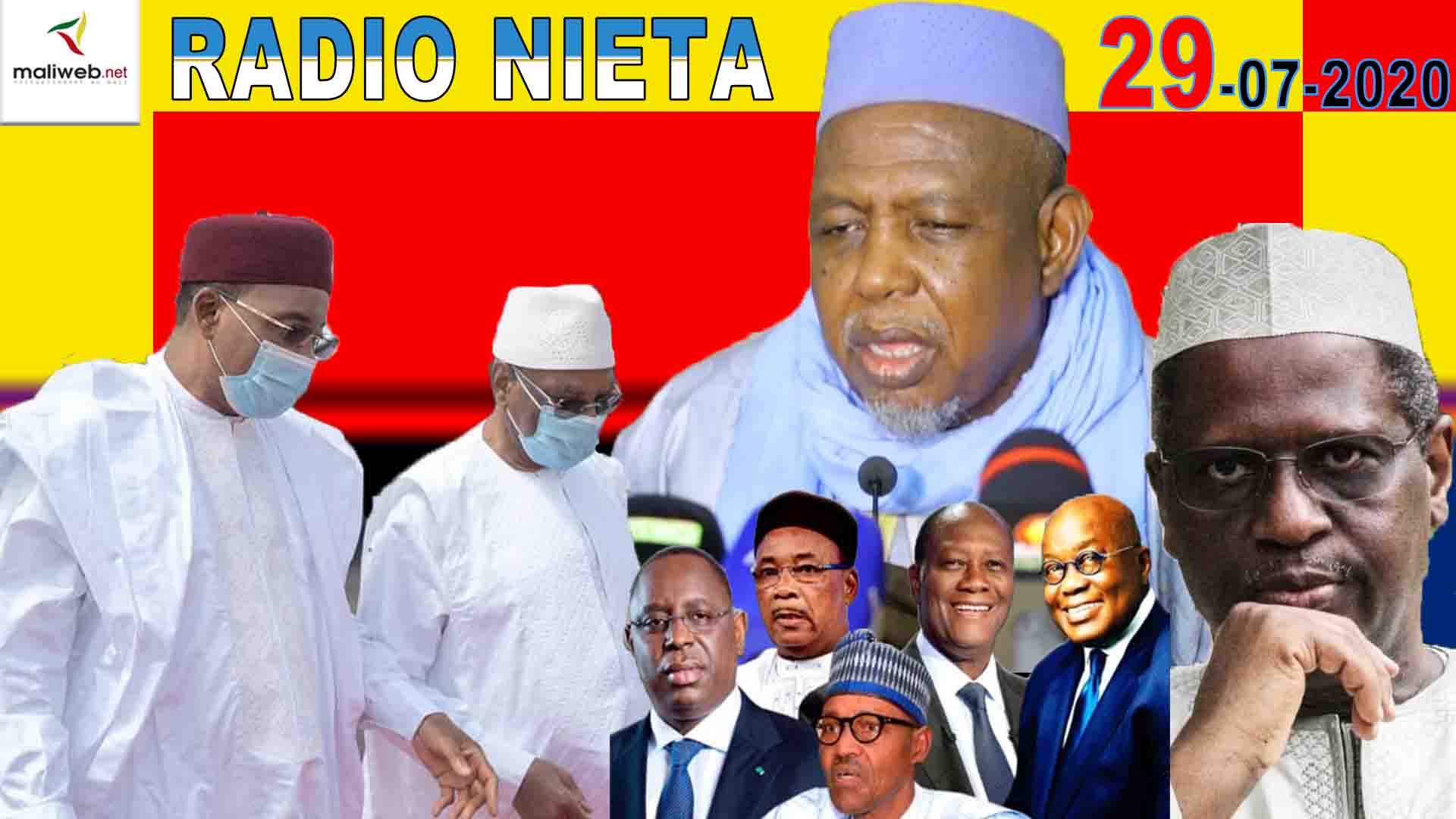 La revue de la presse de la Radio NIETA du 29 juillet 2020