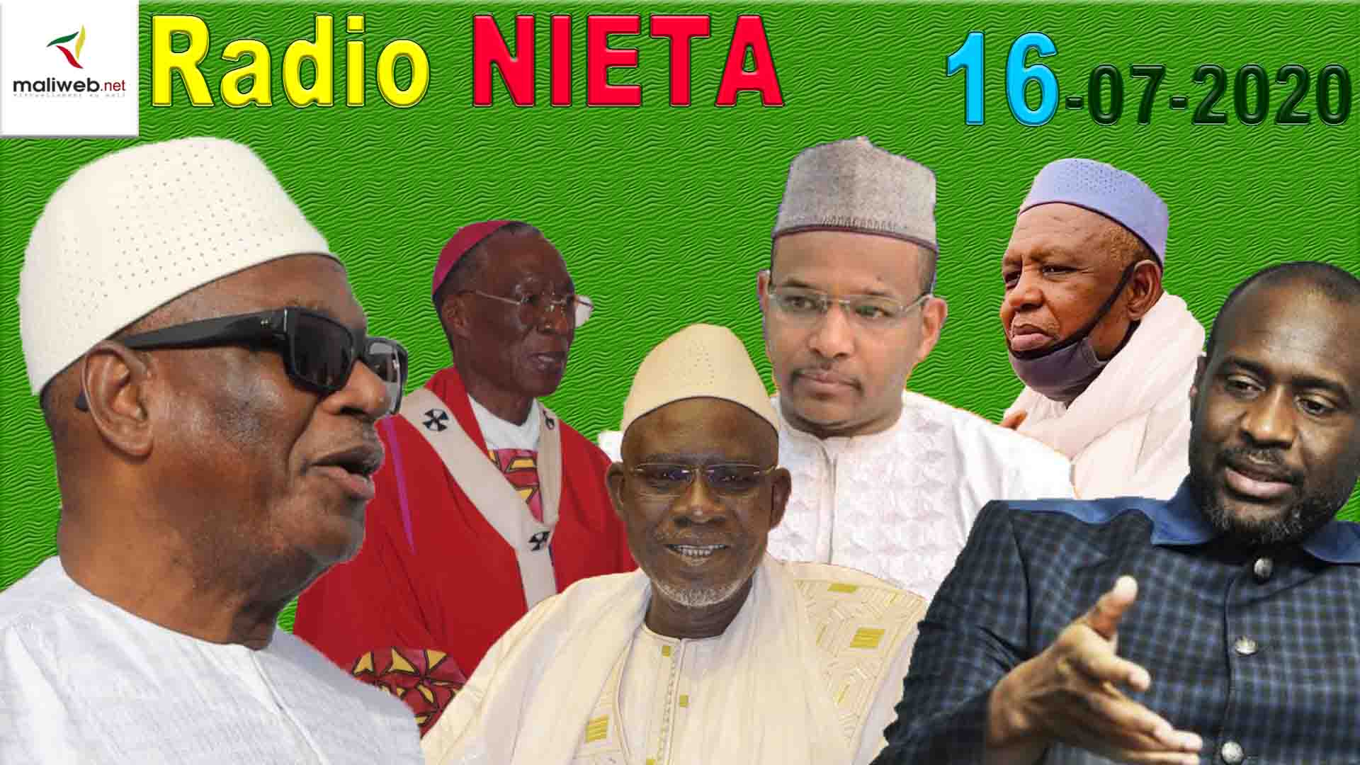 La revue de presse de la Radio NIETA du 16 juillet 2020