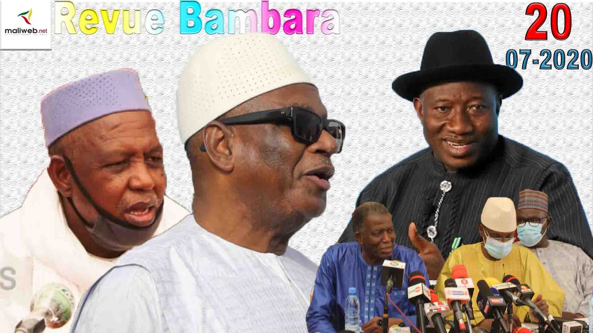 La revue de la presse en Bambara du 20 Juillet 2020