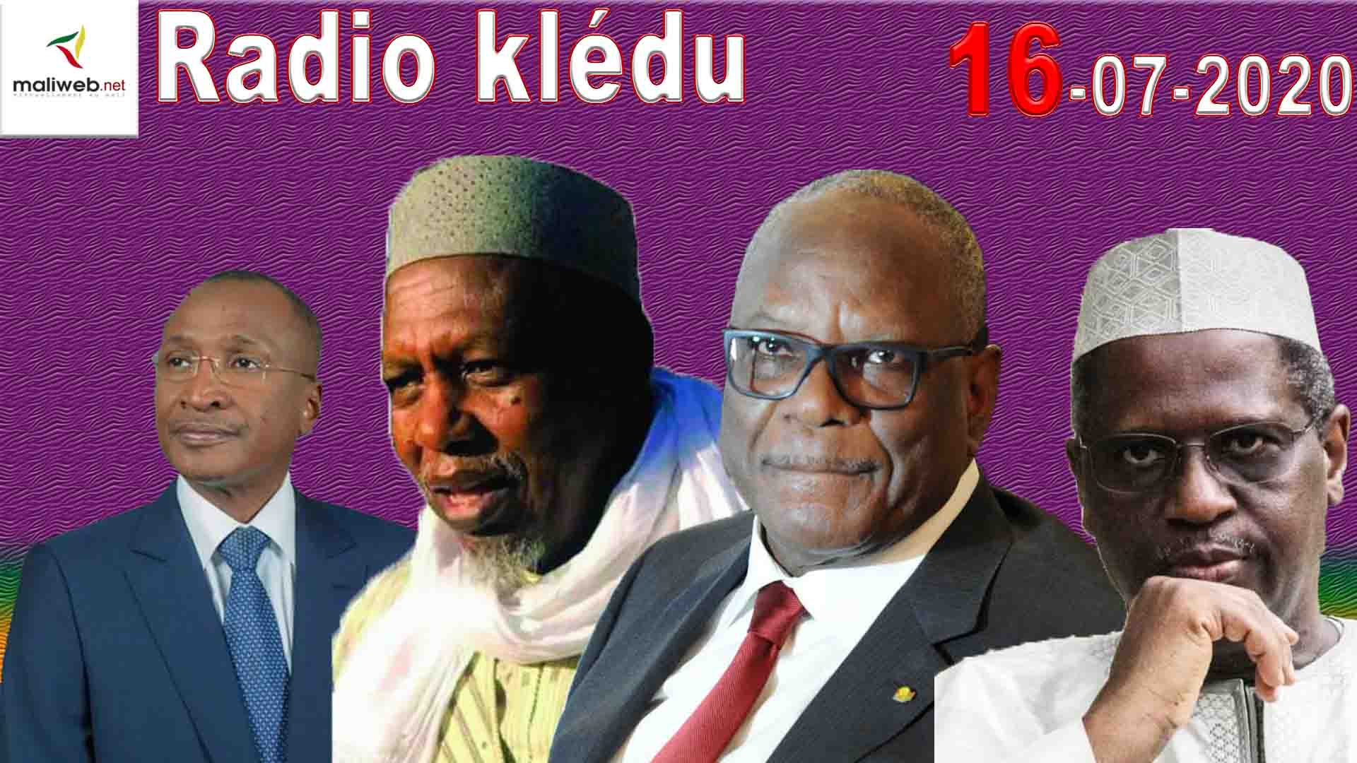 La revue de la presse de la Radio Klédu du 16 juillet 2020