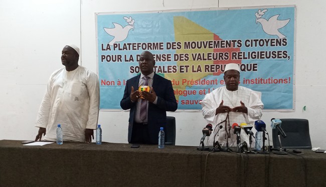 Mali : Des pro-IBK  qualifient le mémorandum du M5-RFP « anticonstitutionnel »
