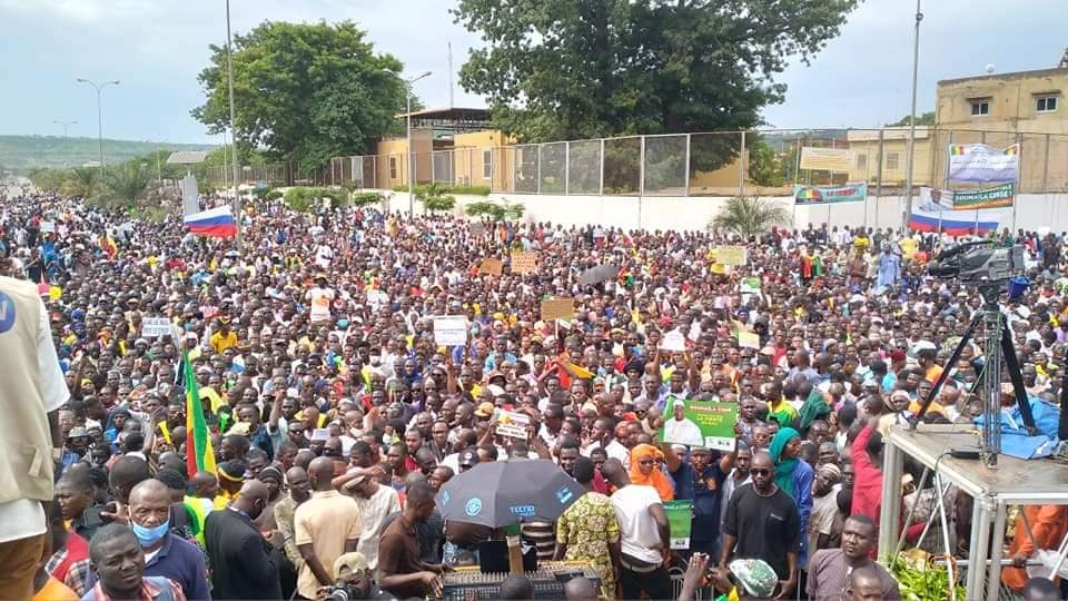 Rassemblement du M5 à Bamako pour «fêter la victoire du peuple malien»