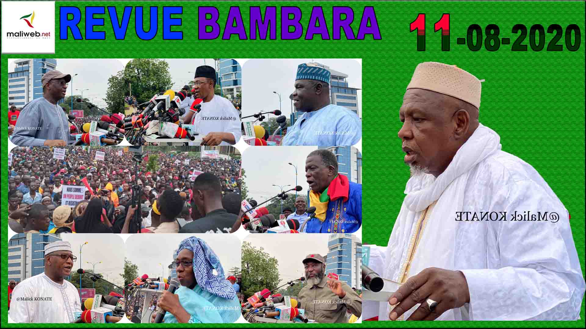 La revue de la presse en Bambara du 12 août 2020