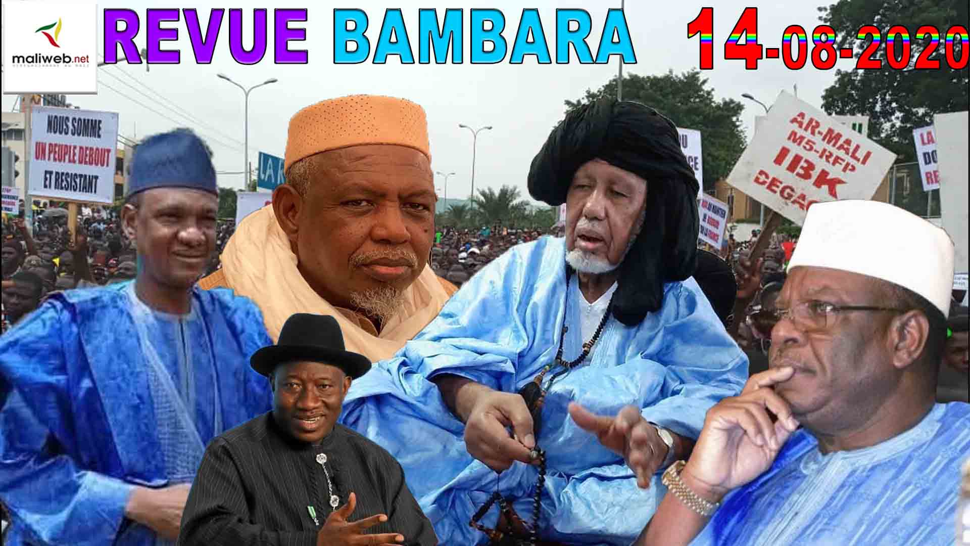 La revue de la presse en bambara du 14 août 2020