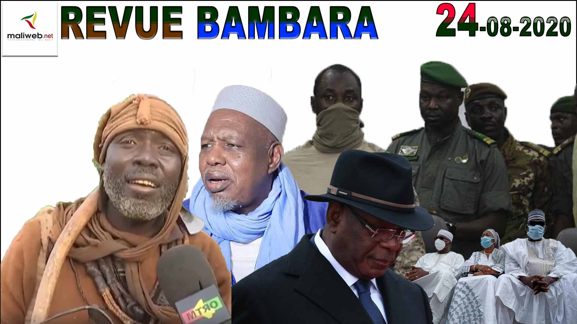 La revue de la presse en bambara du 24 Aout 2020